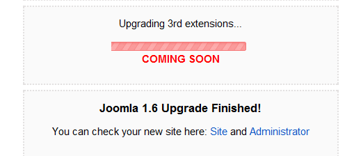jUpgrade Finished